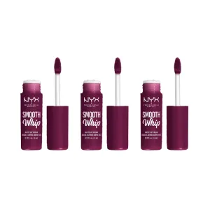 3x NYX Smooth Whip Matte Lip Cream Berry Bed Sheets