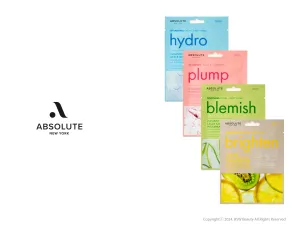 ABSOLUTE NEW YORK FACIAL SHEET MASKS