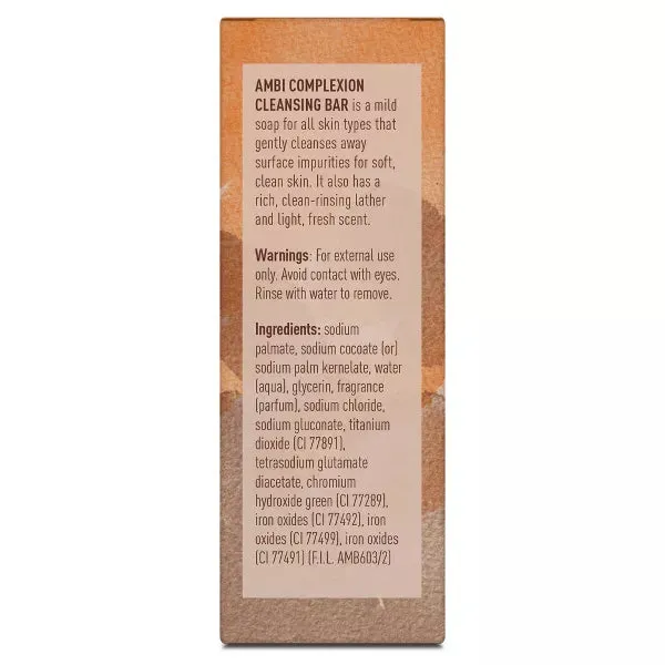AMBI Complexion Cleansing Bar Soap - For All Skin Types - 3.5 oz