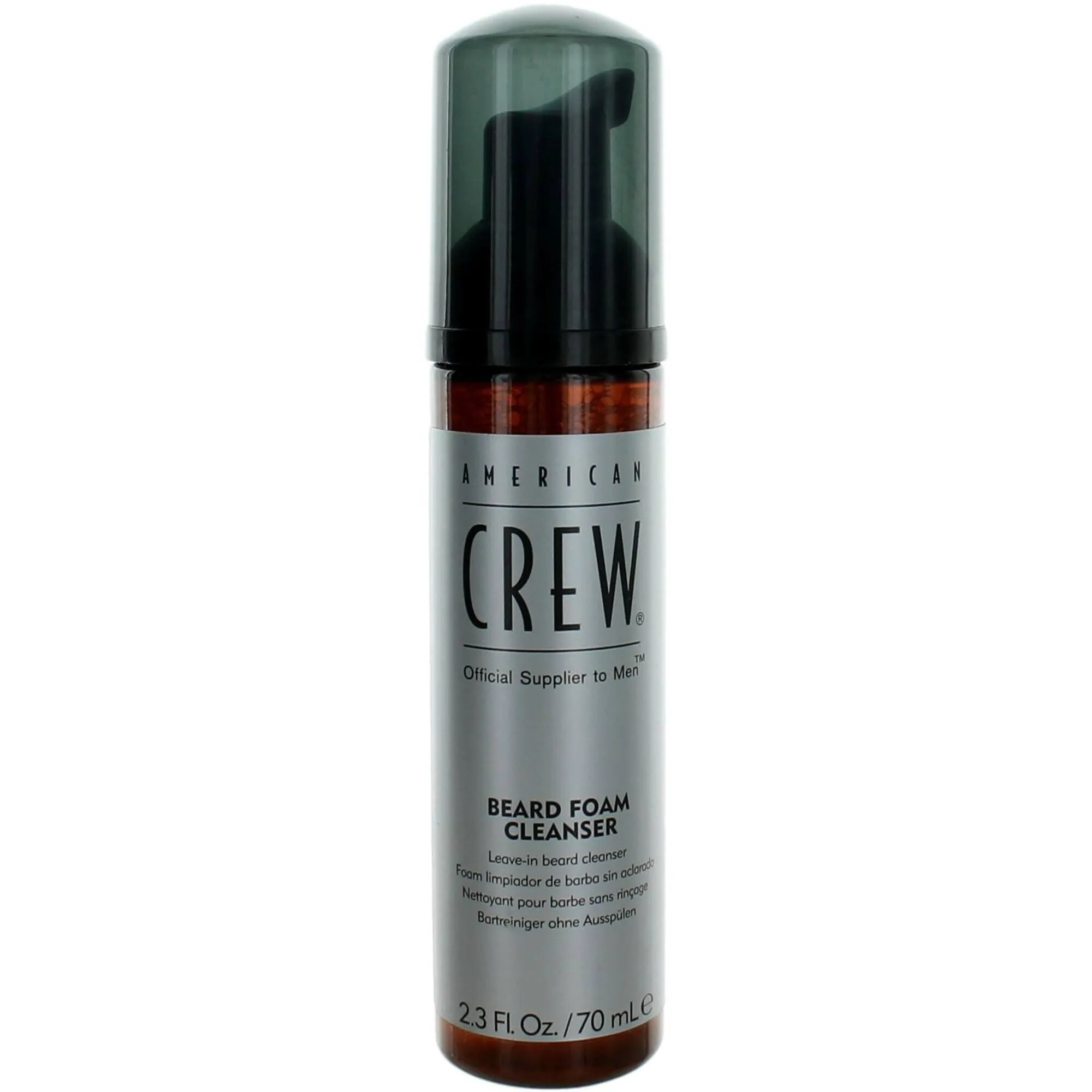American Crew Men's Beard Foam Cleanser - Quick Absorbing and Easy-to-Use, 2.3 oz