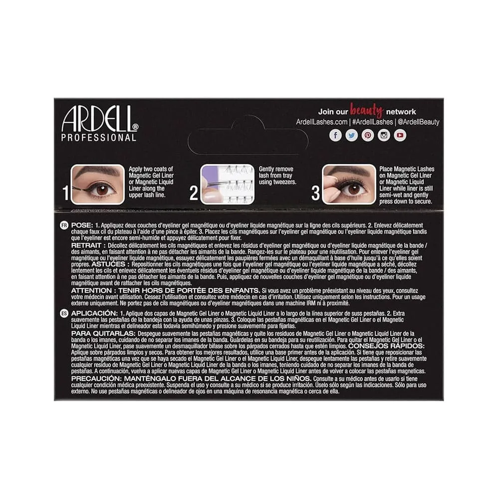 Ardell Professional Magnetic Individuals Lashes Short Black