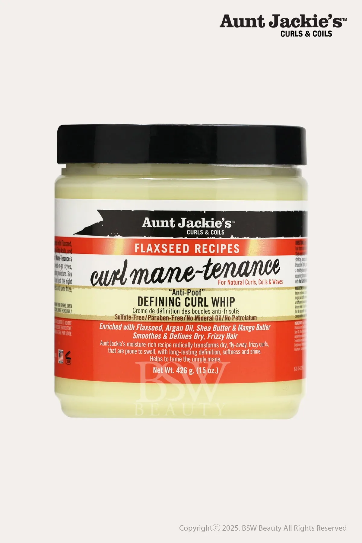 AUNT JACKIES CURL MANE-TENANCE DEFINING CURL WHIP 15oz