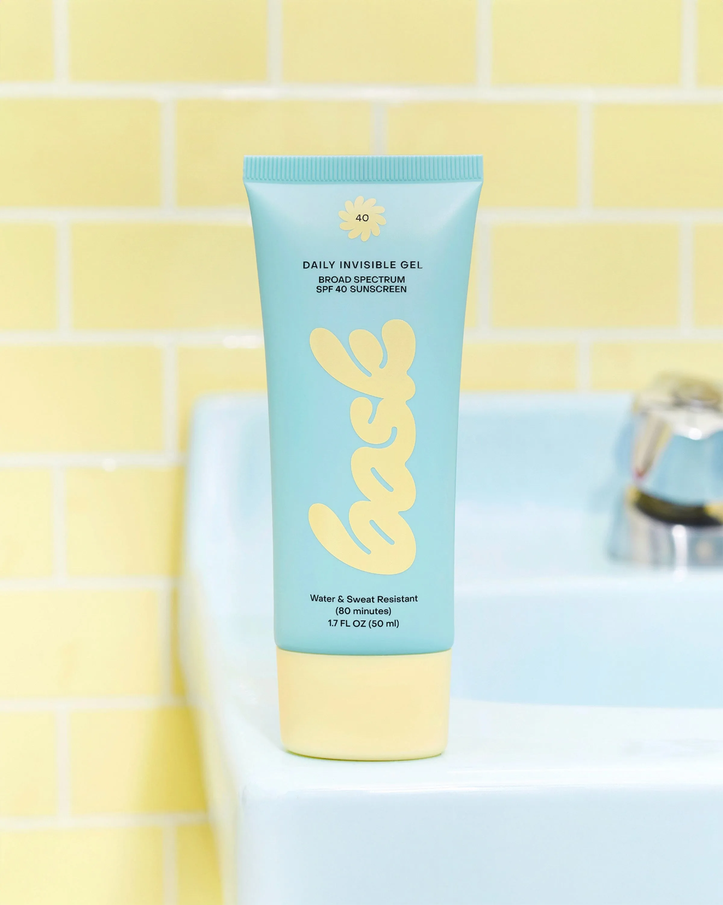 Bask Daily Invisible Gel SPF 40 Sunscreen