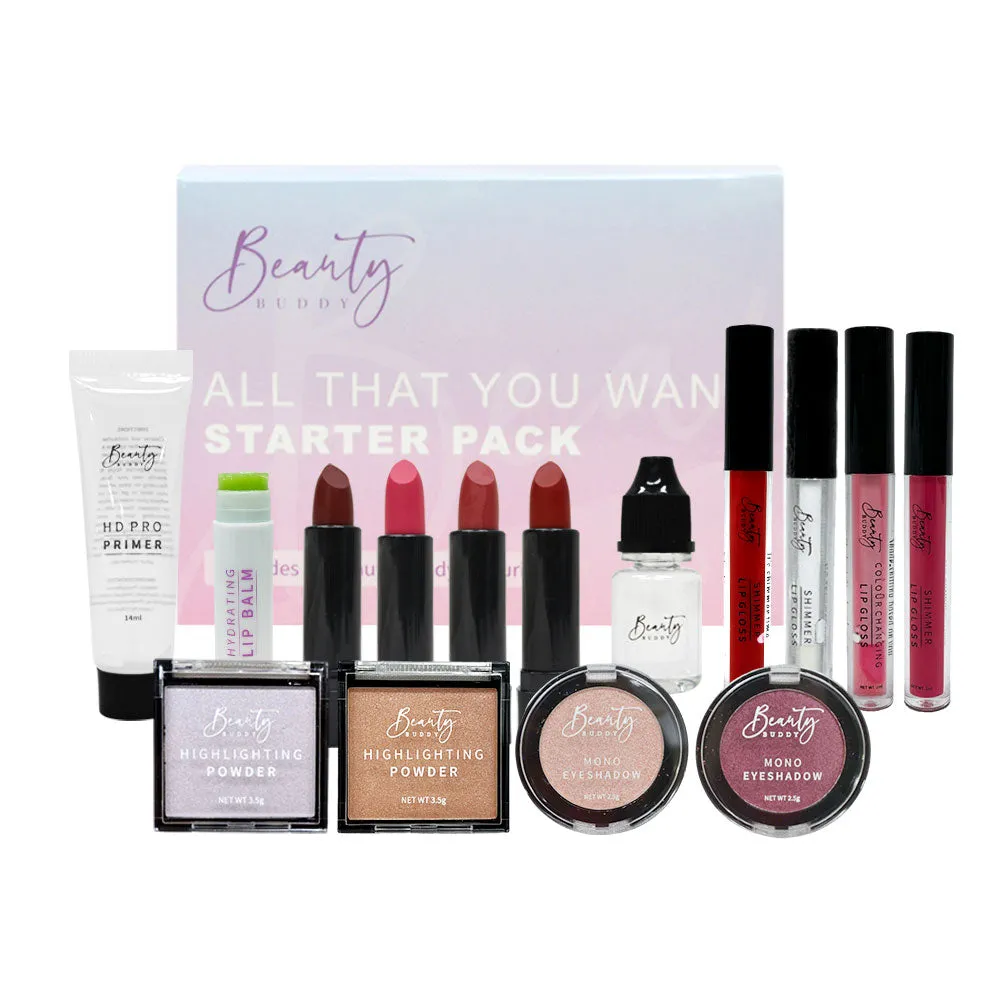 Beauty Buddy All That You Want Starter Pack - 15 items