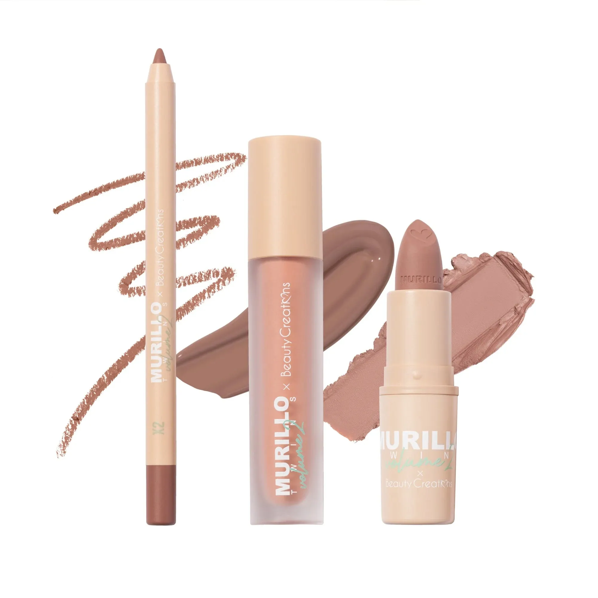 BEAUTY CREATIONS - MURILLO TWINS VOL. 2 - LOVE ME NUDE LIP KIT