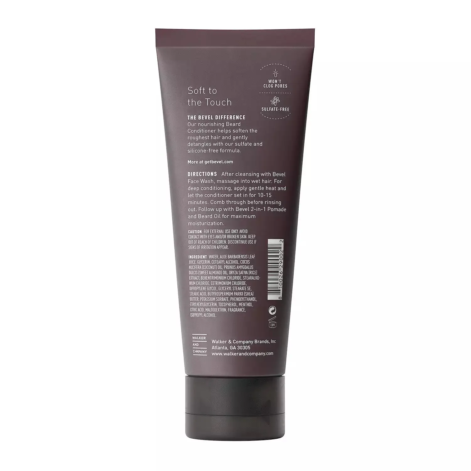 Bevel Hair Beard Conditioner. Softens Coarse Beards - 4 oz
