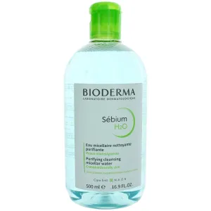 Bioderma Women's Micellar Water - Sebium H2O Purifying Cleansing Gentle, 16.9 oz