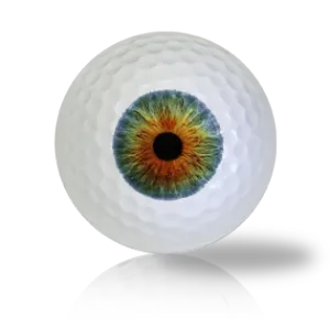 Blue Brown Eye Ball Golf Balls