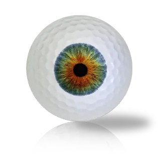 Blue Brown Eye Ball Golf Balls