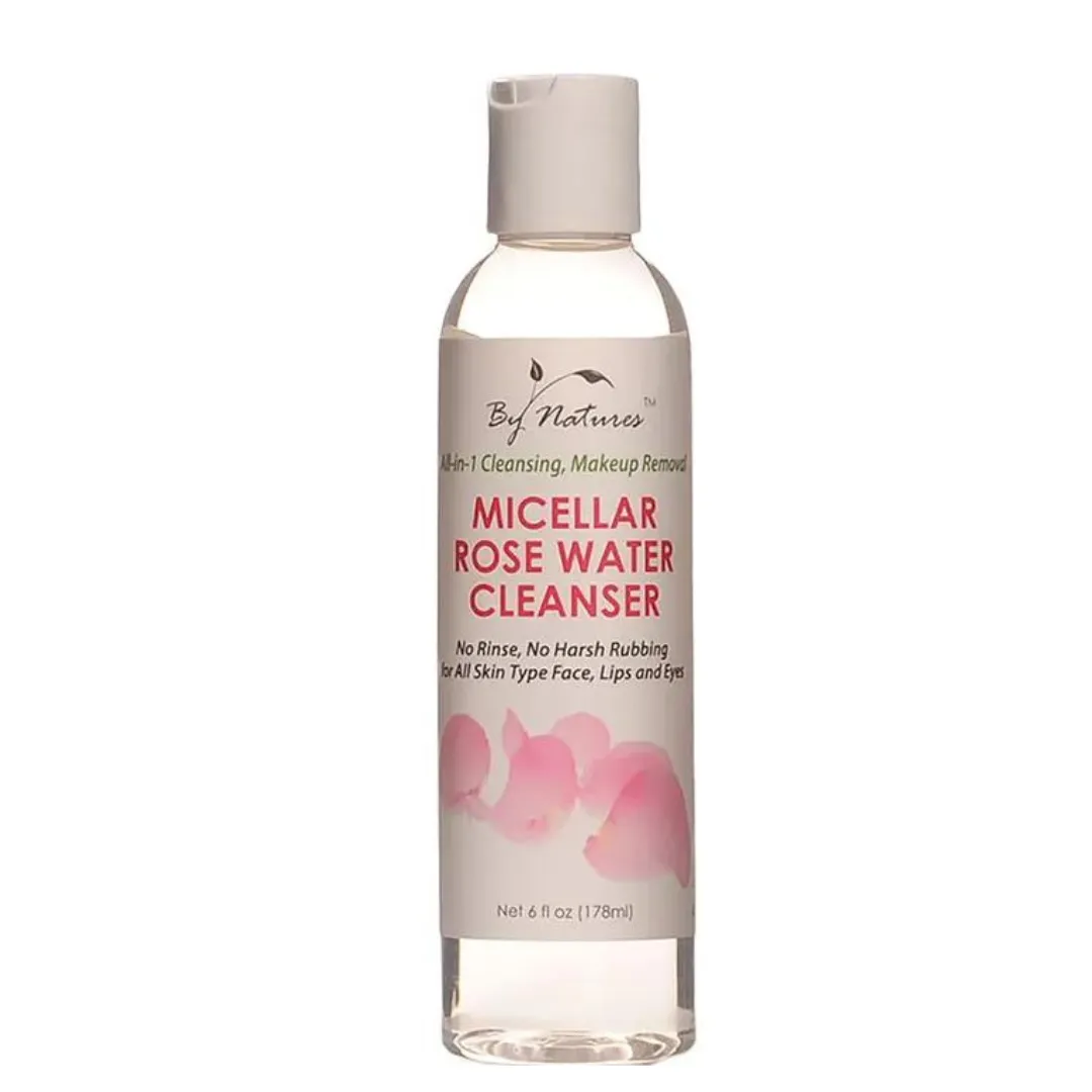 By Natures Micellar Rose Water Cleanser- 6 oz
