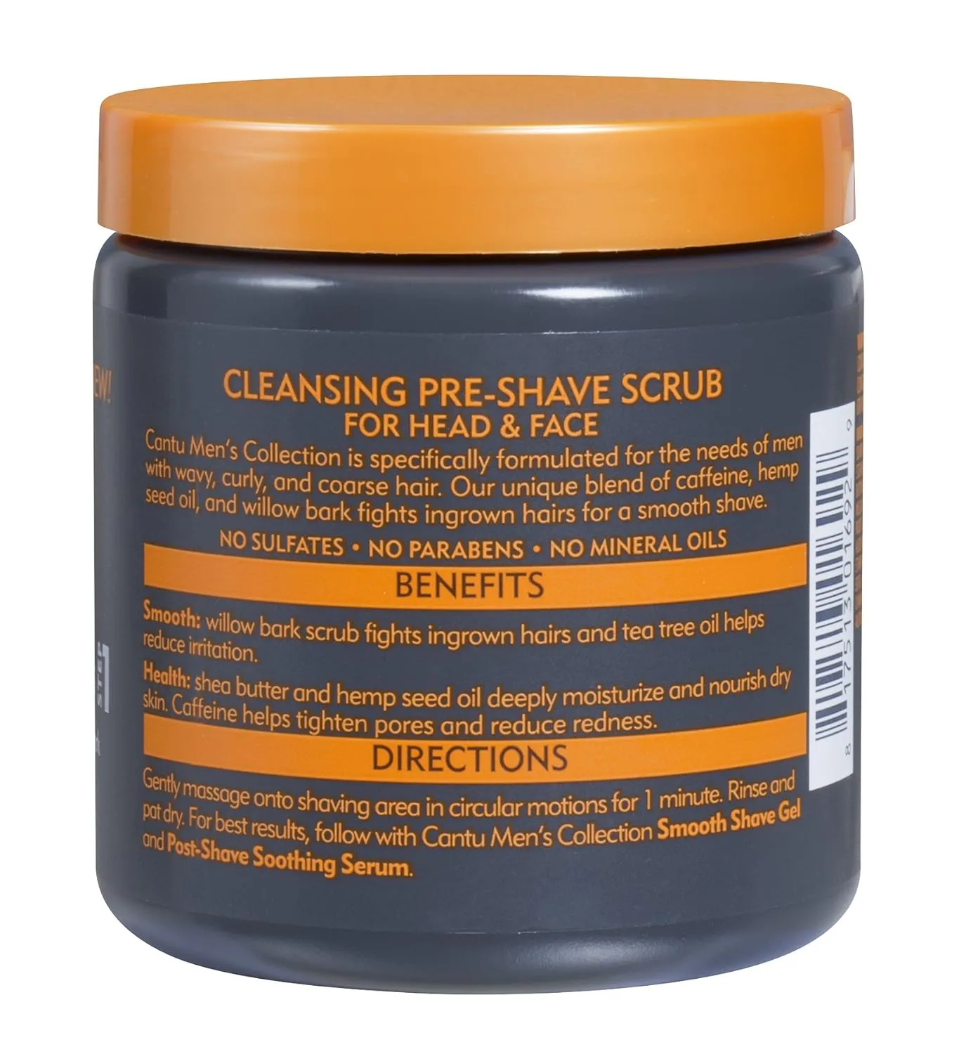 Cantu Men's Shea Butter Cleansing Pre-Shave Scrub - 8 oz
