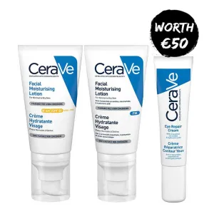 CeraVe AM. PM & Eye Cream Trio
