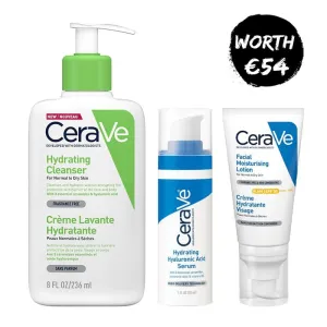 CeraVe Cleanse. Hydrate & Moisturise Trio
