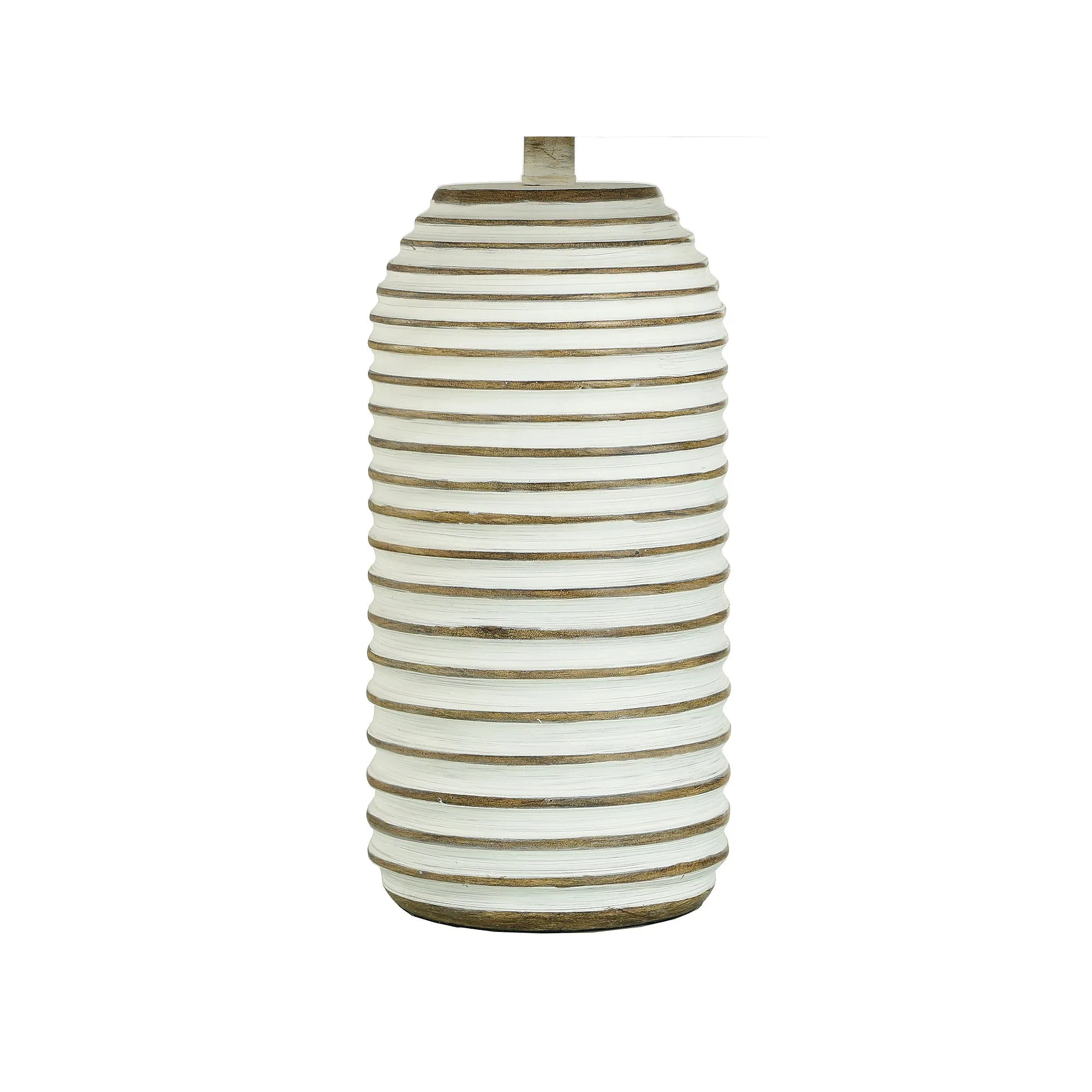 Collective Design By Stylecraft White Washed Wood Table Lamp TL211503JCDS - WHITE ONE SIZE