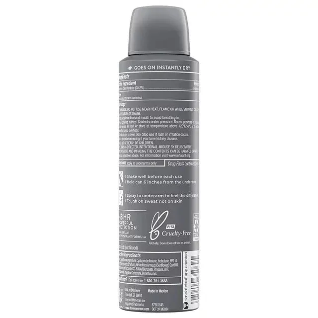 Dove Men Care Dry Spray Antiperspirant - 150 ml - Choose Scent