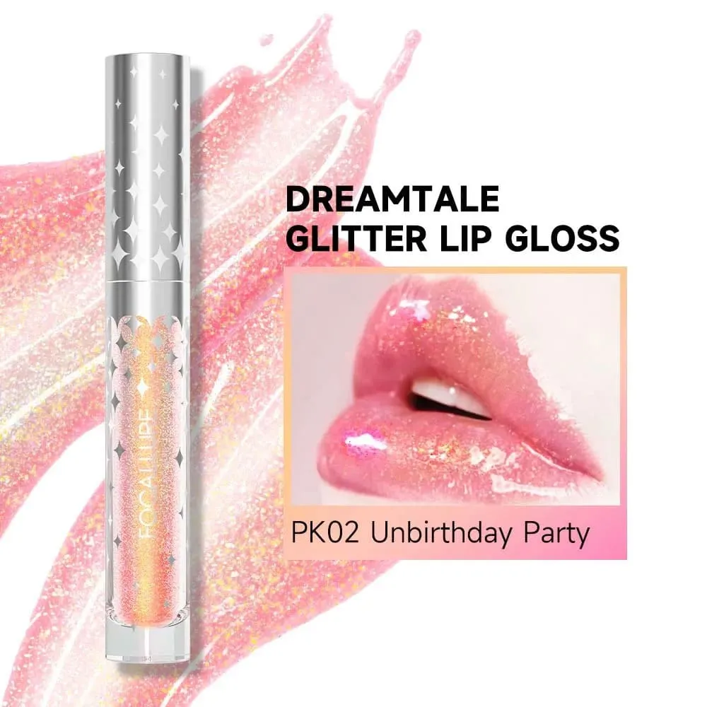Focallure Dreamtale Glitter Lip Gloss 02 Unbirthday Party