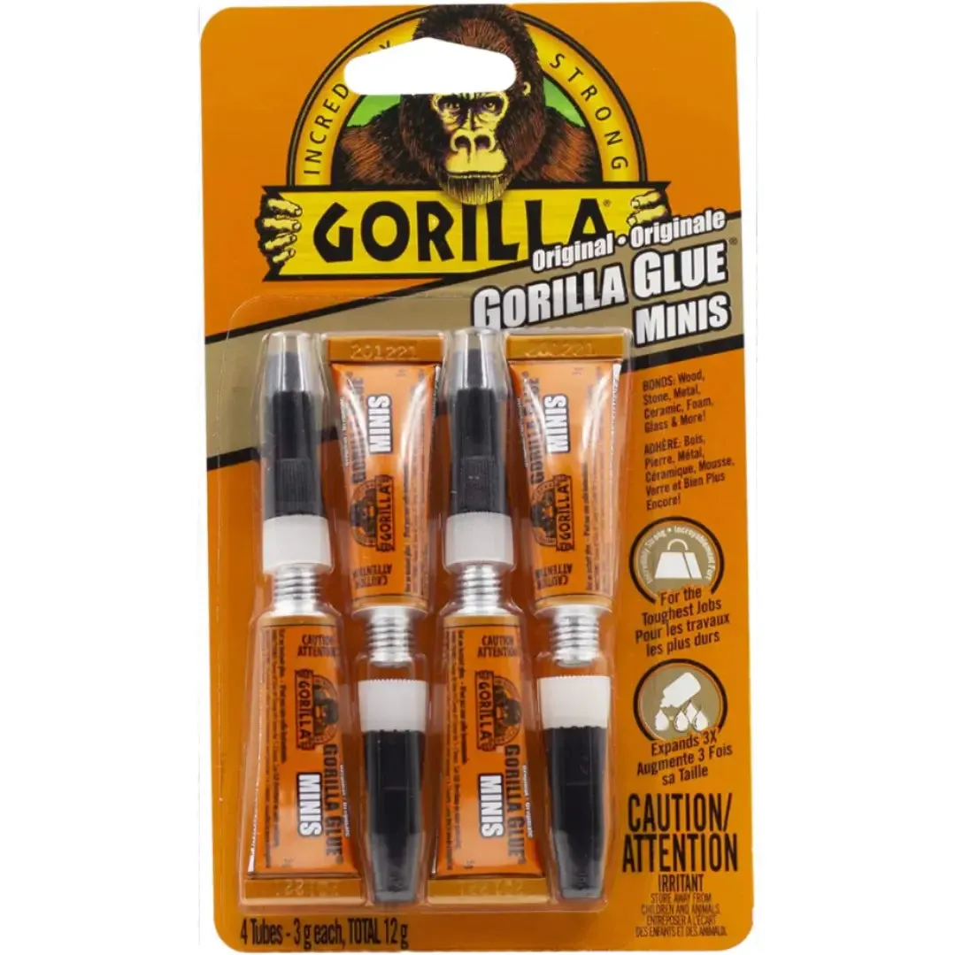 Gorilla 5100502 - Glue 3g Singles 4pk