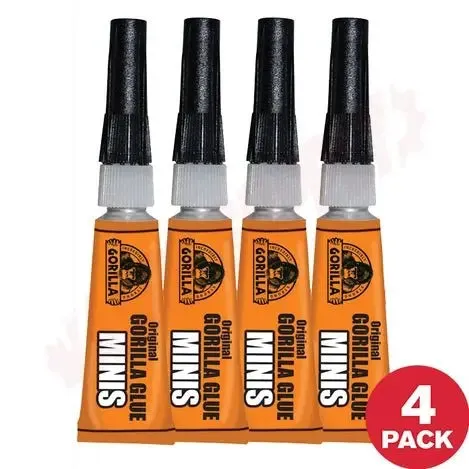 Gorilla 5100502 - Glue 3g Singles 4pk