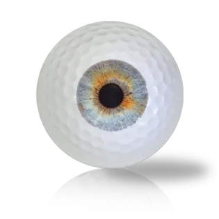 Grey Brown Eye Ball Golf Balls