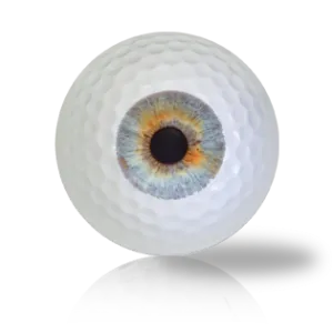 Grey Brown Eye Ball Golf Balls