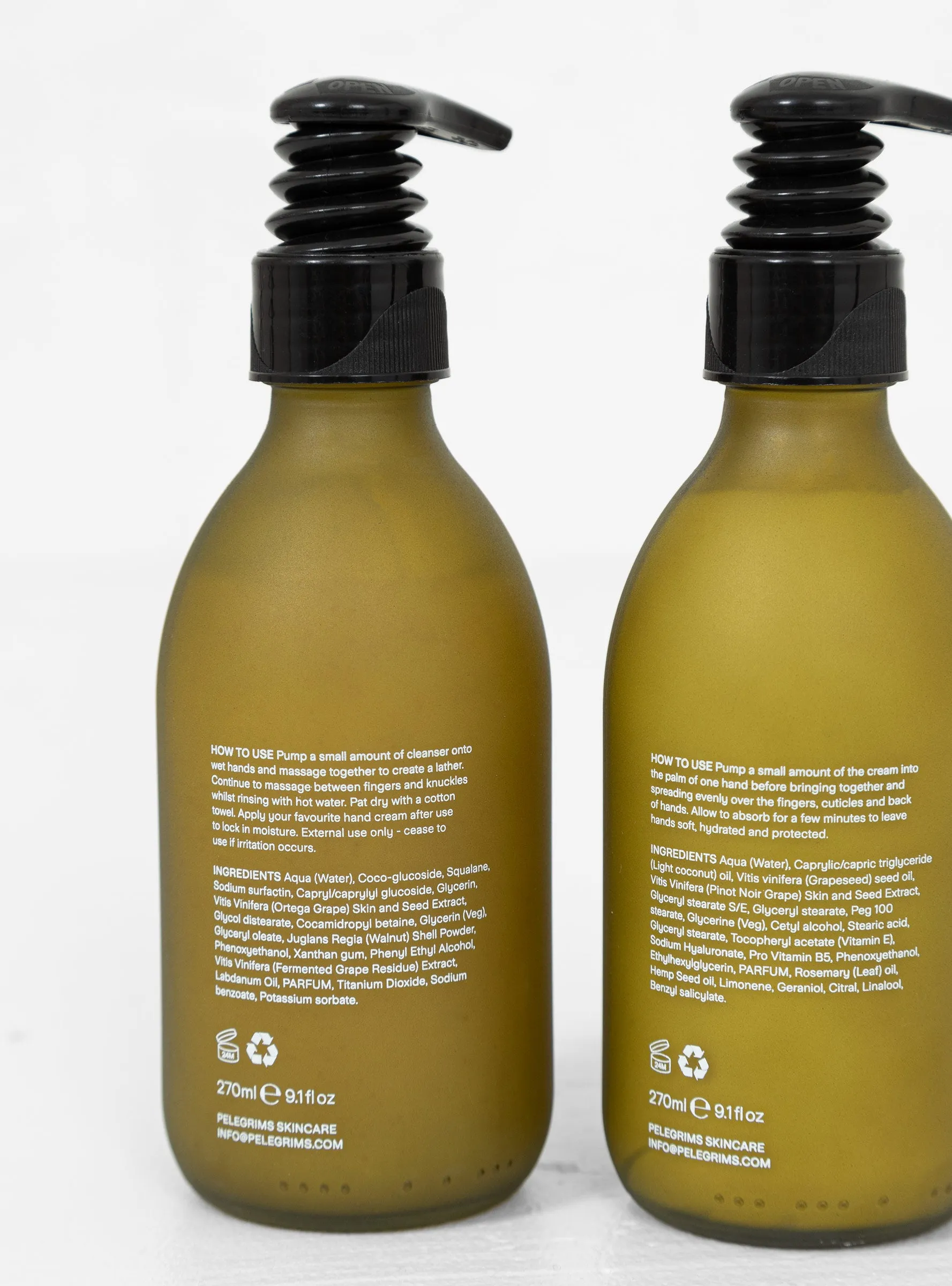 Hand Cleanser & Cream Set 270ml