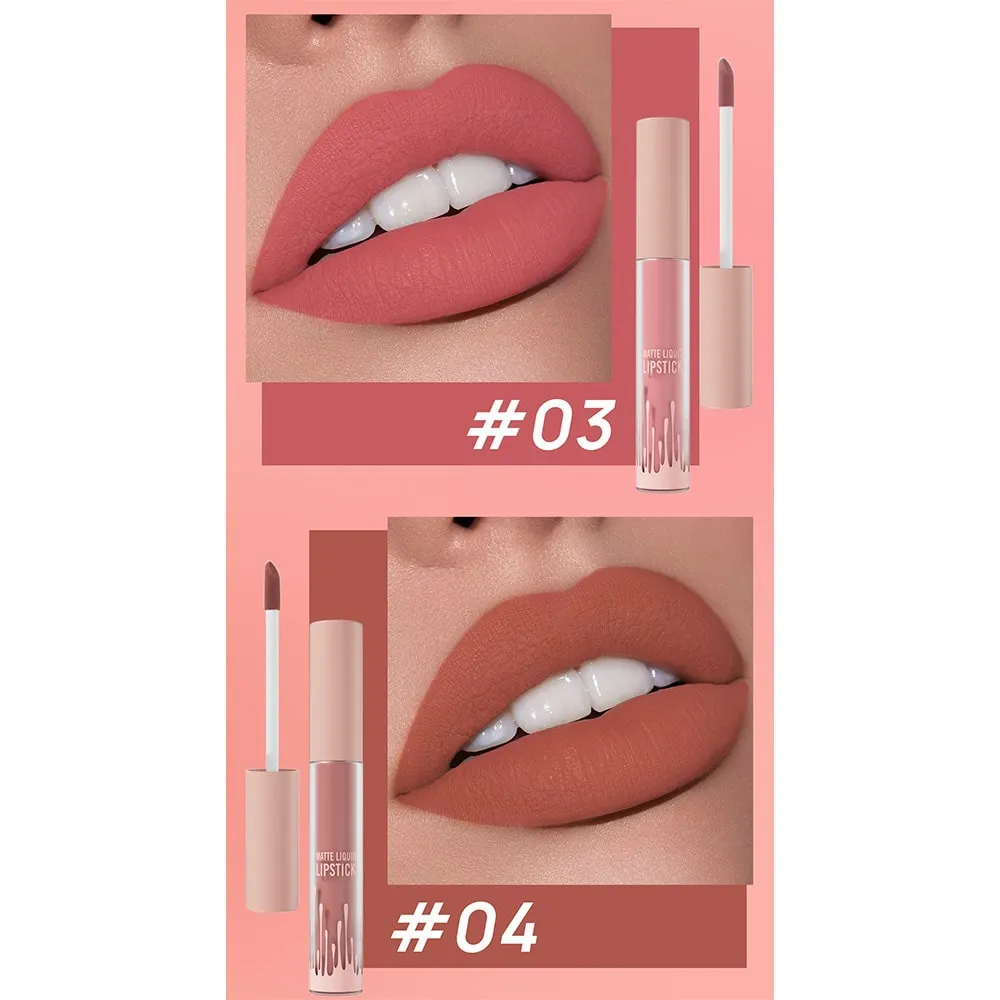 Hello Kiss Matte Liquid Lipstick 04