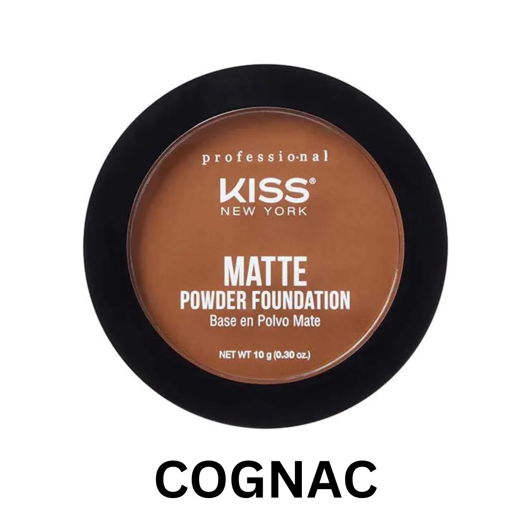 Kiss New York Professional ProTouch Matte Powder Foundation with Dual Function Formula