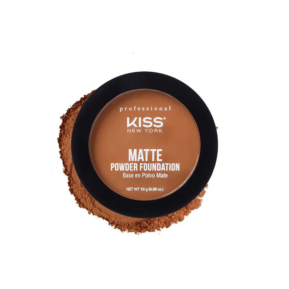 Kiss New York Professional ProTouch Matte Powder Foundation with Dual Function Formula