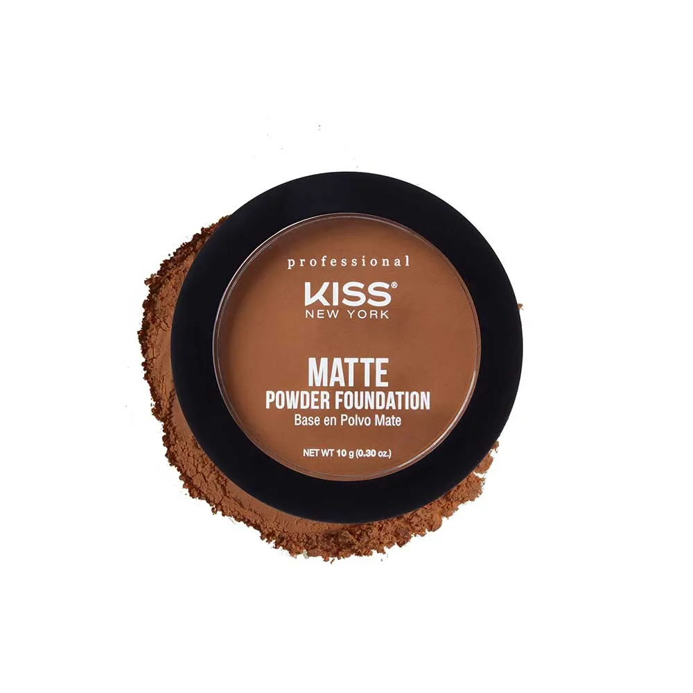 Kiss New York Professional ProTouch Matte Powder Foundation with Dual Function Formula