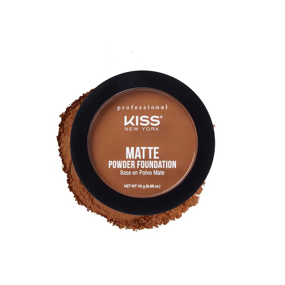 Kiss New York Professional ProTouch Matte Powder Foundation with Dual Function Formula