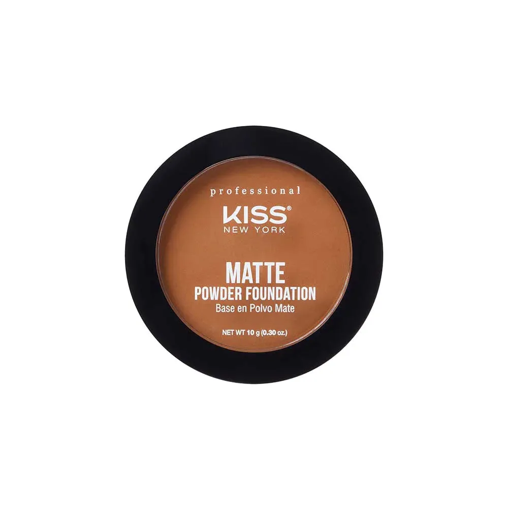 Kiss New York Professional ProTouch Matte Powder Foundation with Dual Function Formula