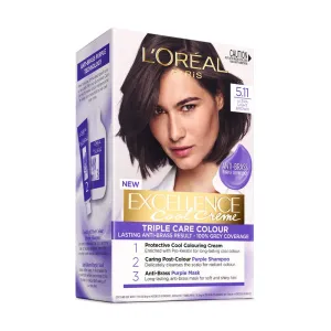 L'Oreal Hair Colour Excellence Cool Creme 5.11 Ultra Light Brown
