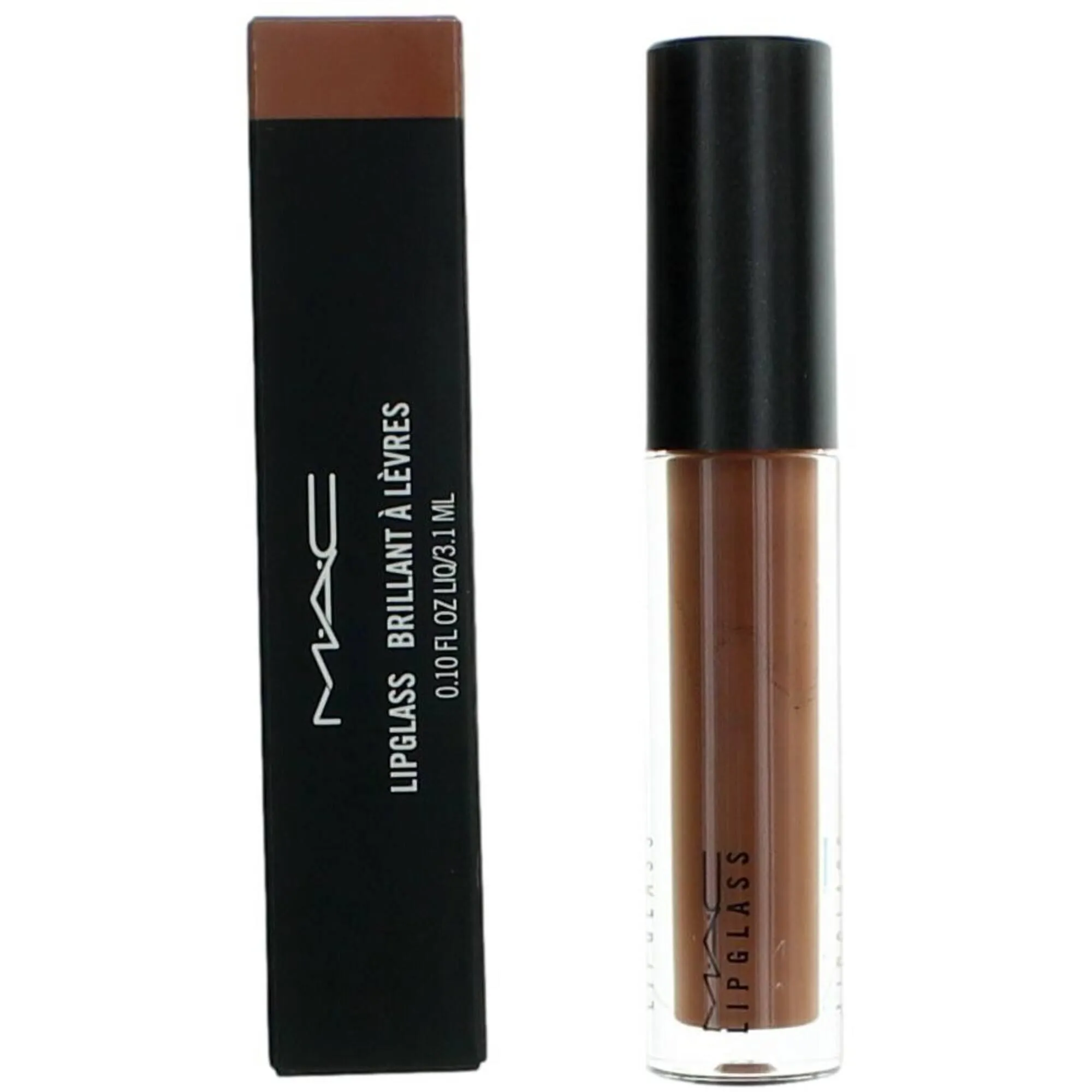 MAC Women's Lip Gloss - Lipglass Glass-Like Finish, 348 Dangerous Curves, 0.10 oz