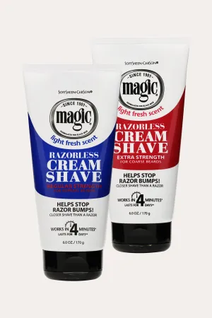 MAGIC RAZORLESS CREAM SHAVE 6oz