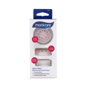 Manicare Sonic Mini Replacement Brush Heads 3pk