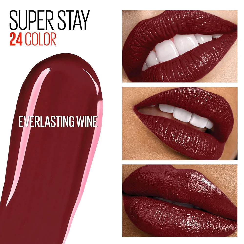 Maybelline SuperStay 24Hr Lip Color 005 Everlasting Wine