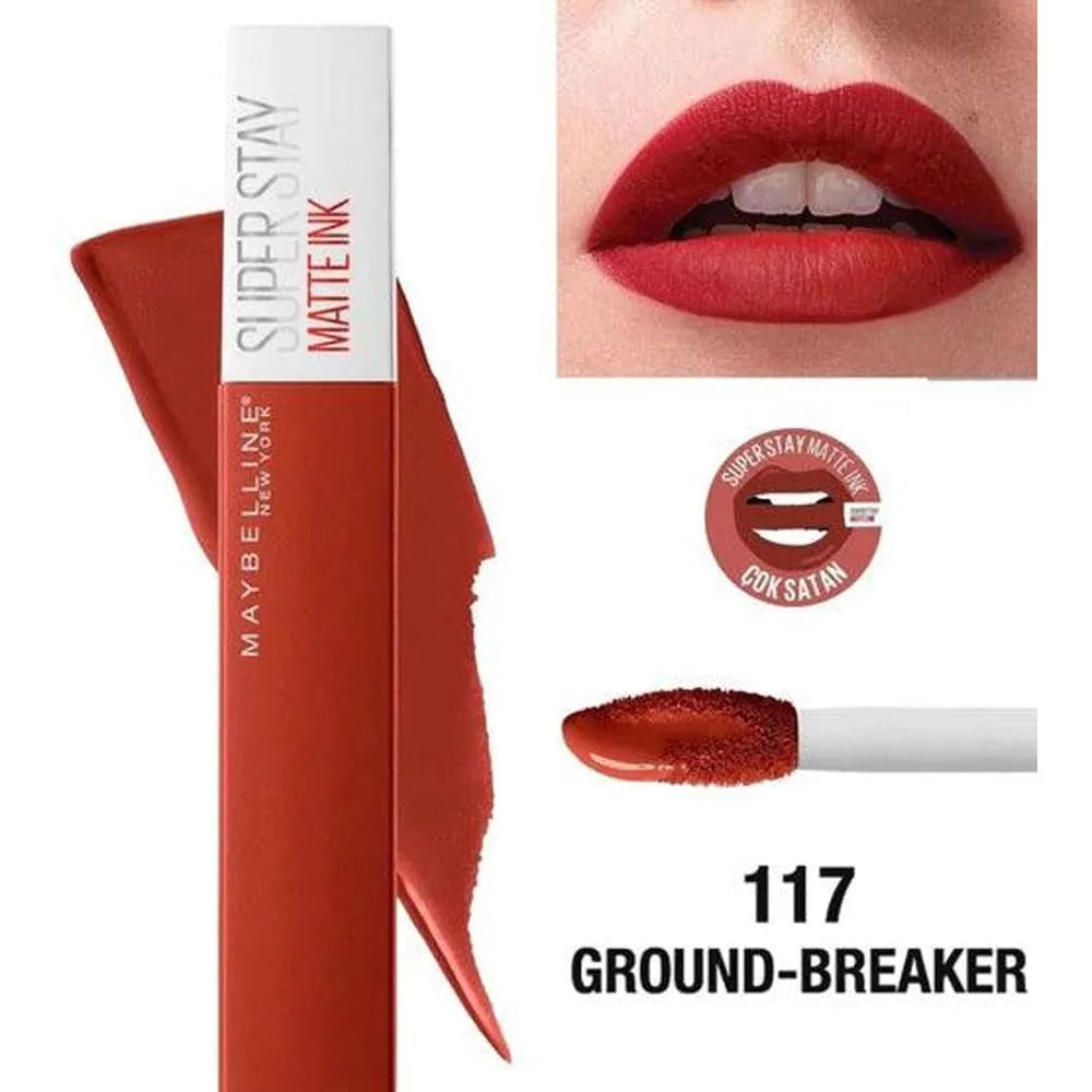 Maybelline SuperStay Matte Ink Lip Color 117 Ground Breaker