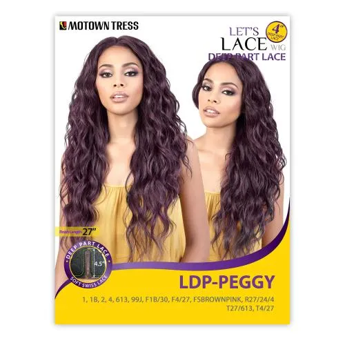 Motown Tress Let's Lace Deep Part Lace Synthetic Glueless Wig - LDP-Peggy