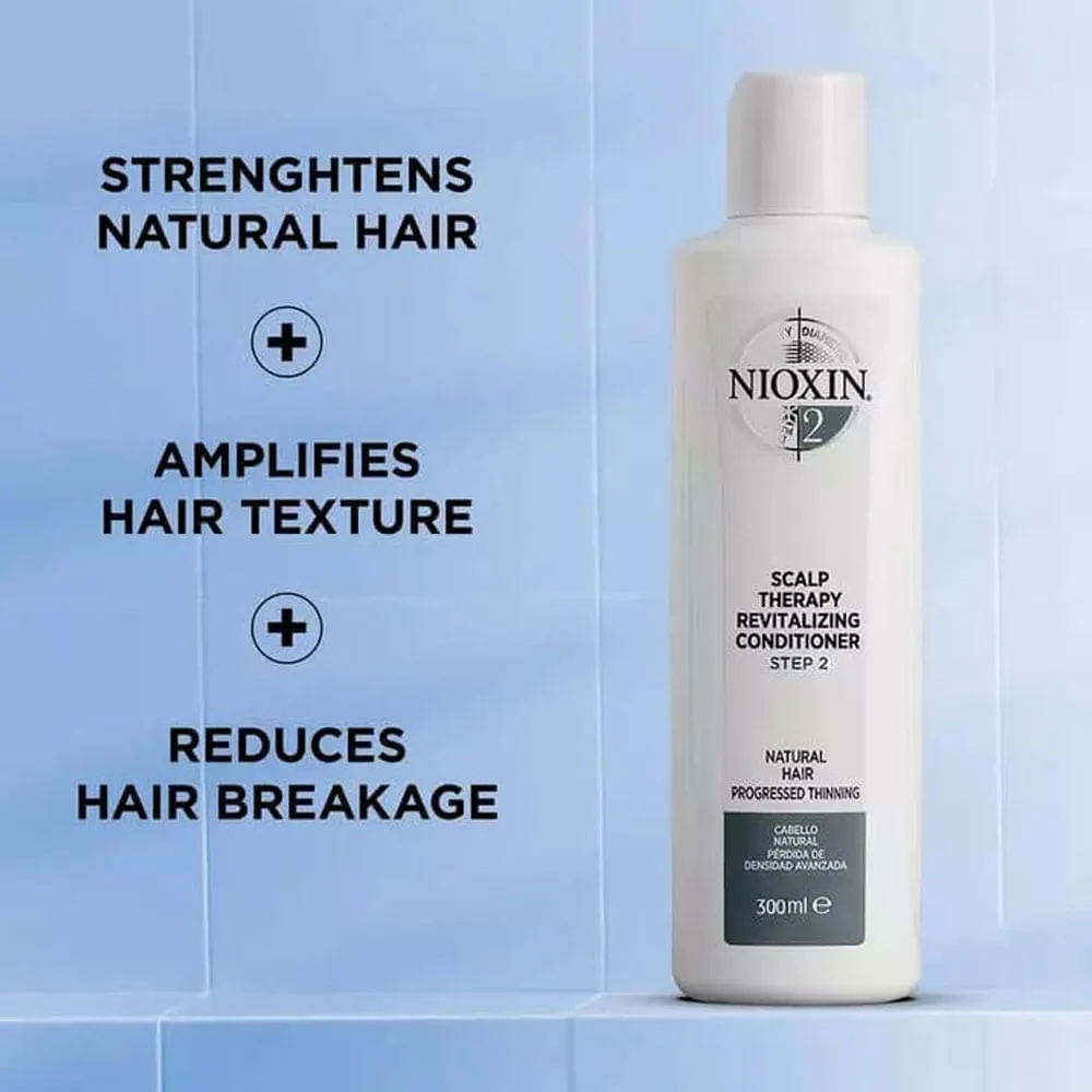 Nioxin Conditioner Scalp Therapy Revitalizing Natural Hair Progressed Thinning System 2 Step 2 1L