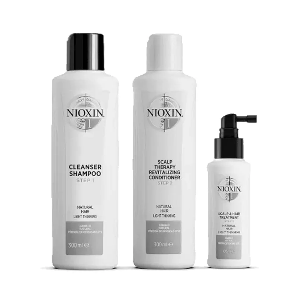 Nioxin Thicker Fuller Hair Natural Hair Light Thinning System 1 Step 3