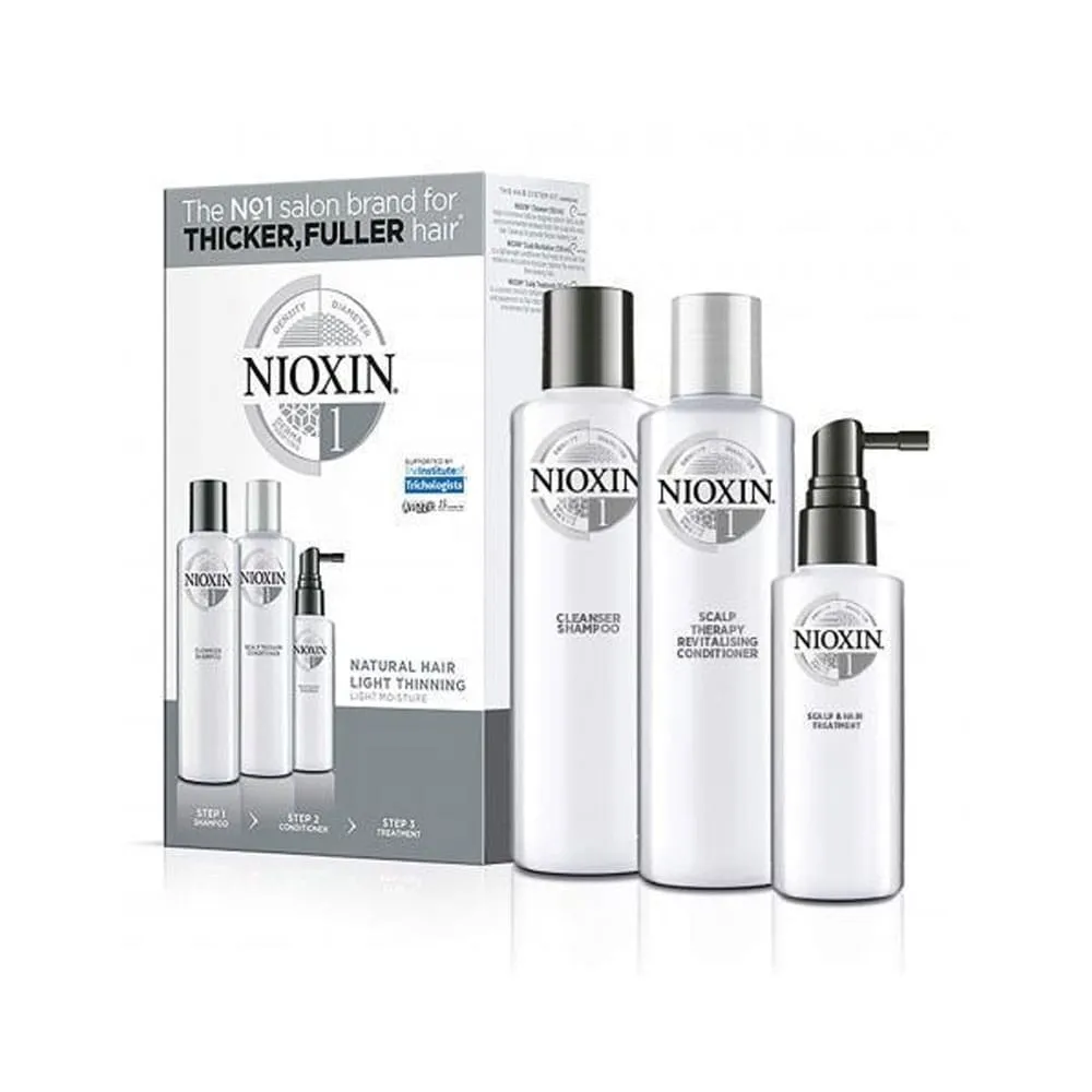 Nioxin Thicker Fuller Hair Natural Hair Light Thinning System 1 Step 3