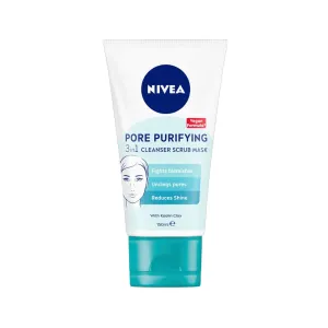 Nivea Cleanser Scrub Mask Pore Purifying 3-In-1 With Kaolin Clay 150ml
