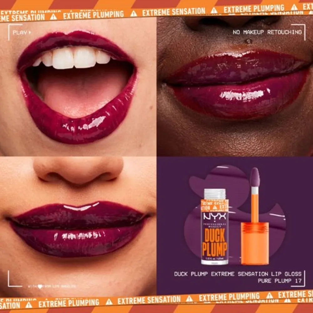 NYX High Pigment Plumping Gloss Duck Plump 17 Pure Plum-P 7ml