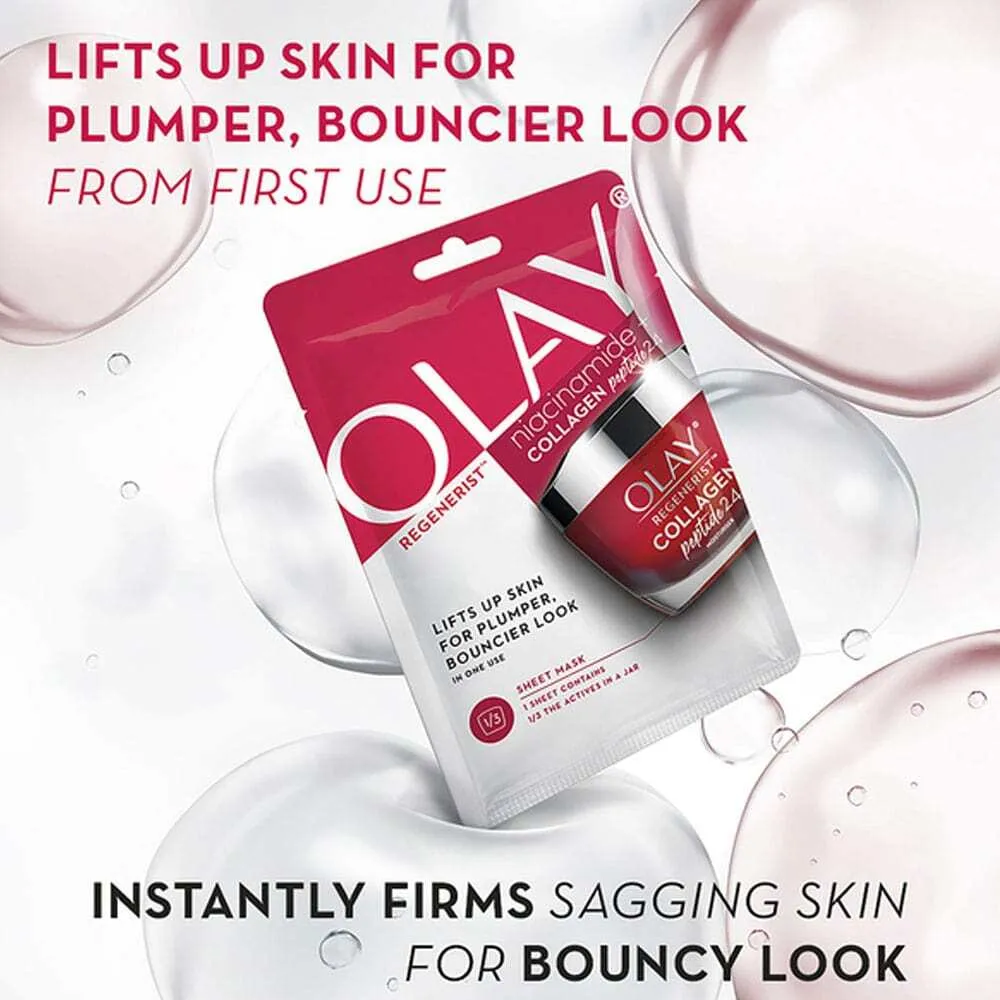 Olay Regenerist Face Mask Niacinamide   Collagen