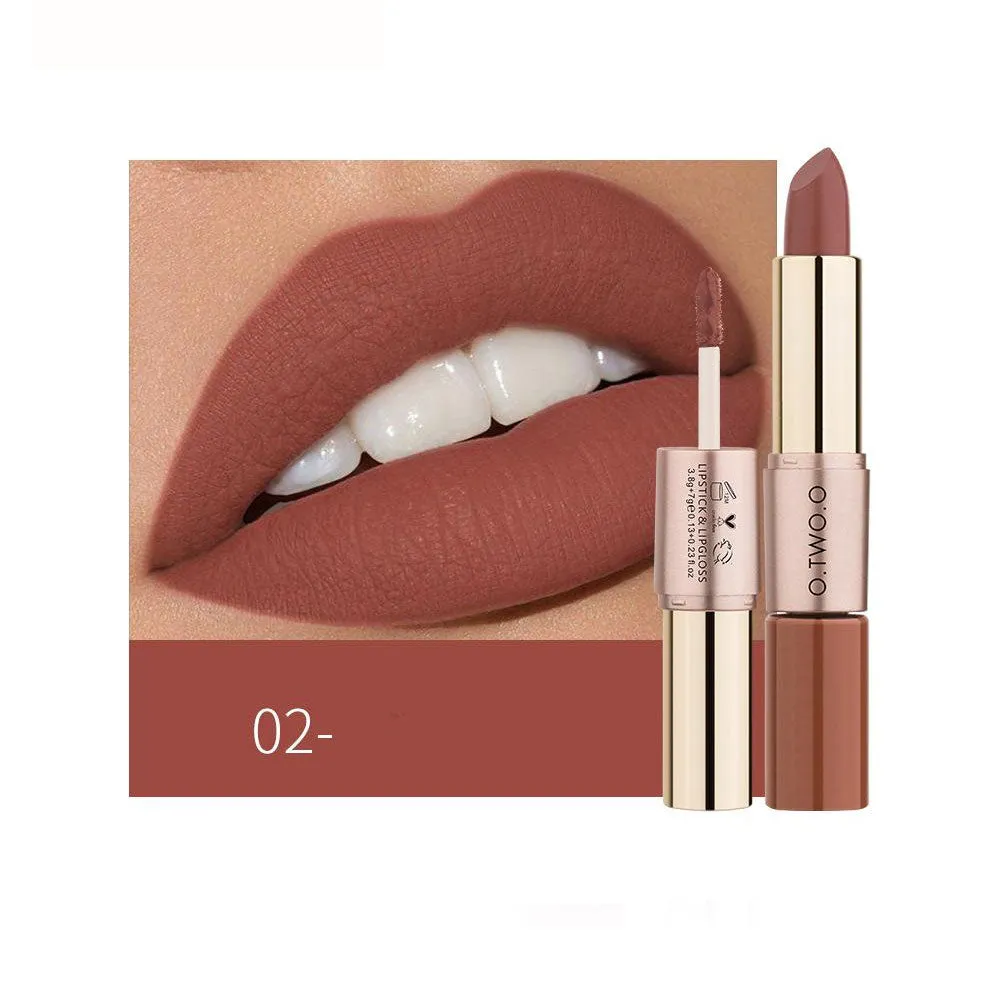 O.TWO.O 2-In-1 Matte Lipstick & Liquid Lipstick 02