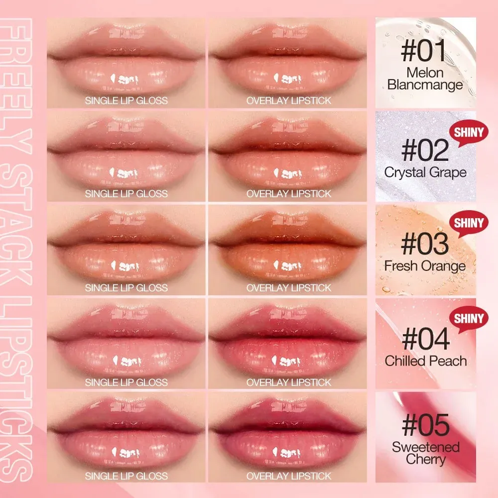 O.TWO.O Clear Crystal Berry Lip Gloss 03 Fresh Orange