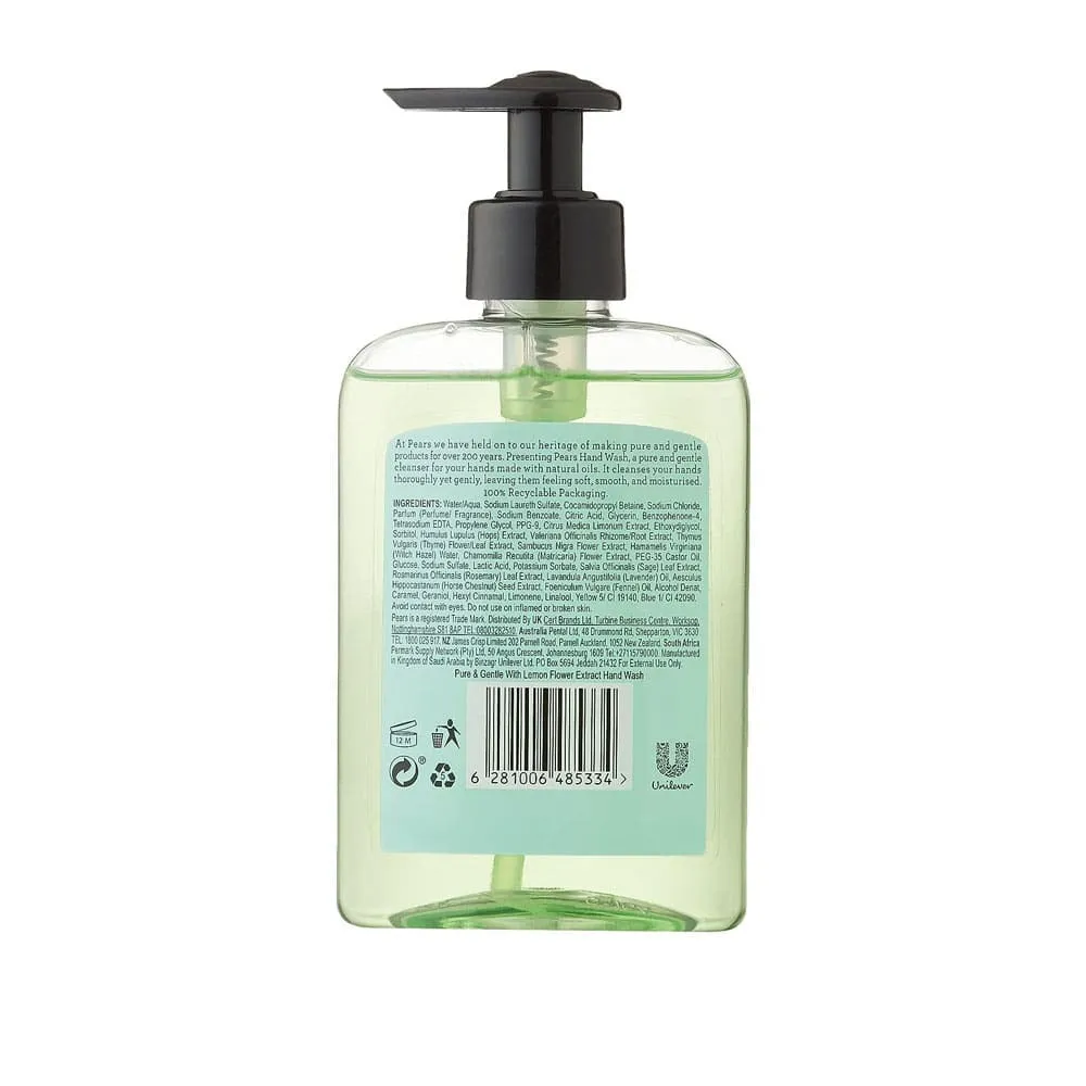 Pears Hand Wash Pure & Gentle Lemon Flower Extract 250ml
