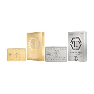 Philipp Plein Platinum 90ml   50ml Gold Eau De Parfum Banded Pack
