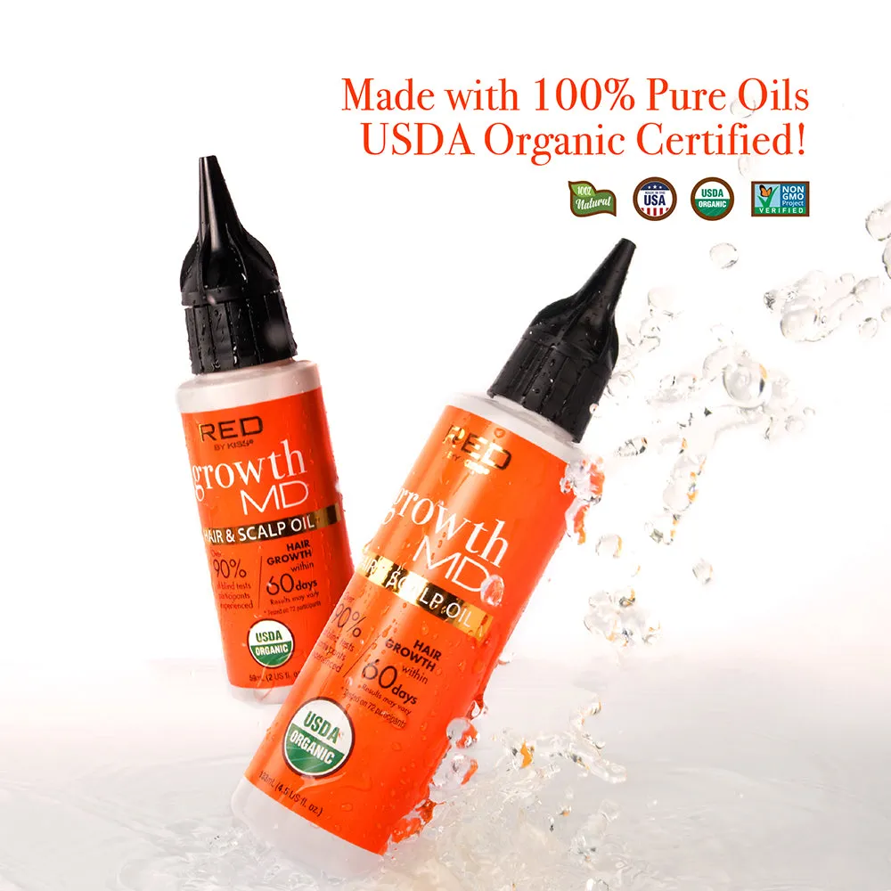 Red by Kiss Growth MD Hair & Scalp Oil - Choose Your Size