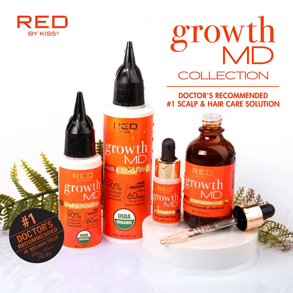 Red by Kiss Growth MD Hair & Scalp Oil - Choose Your Size